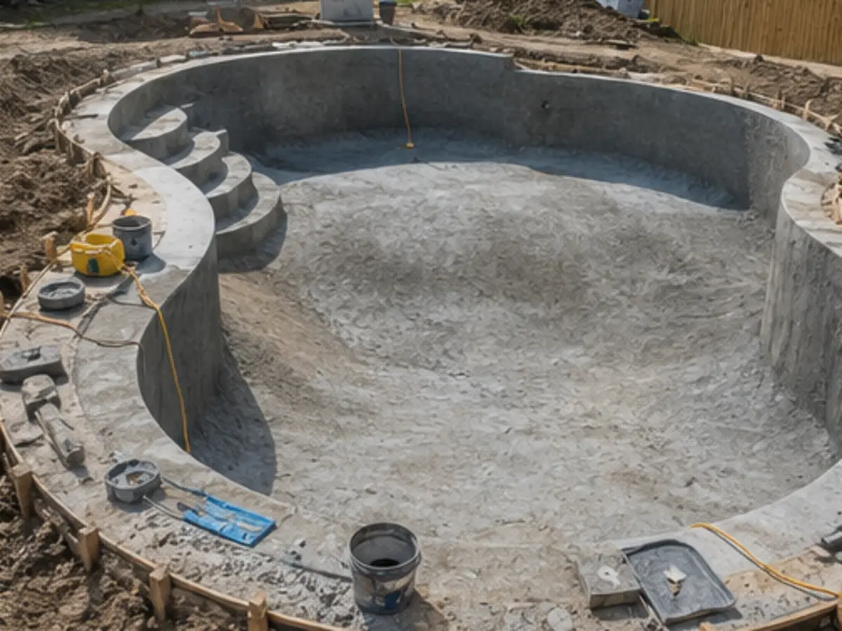Residential pool remodeling and resurfacing work
