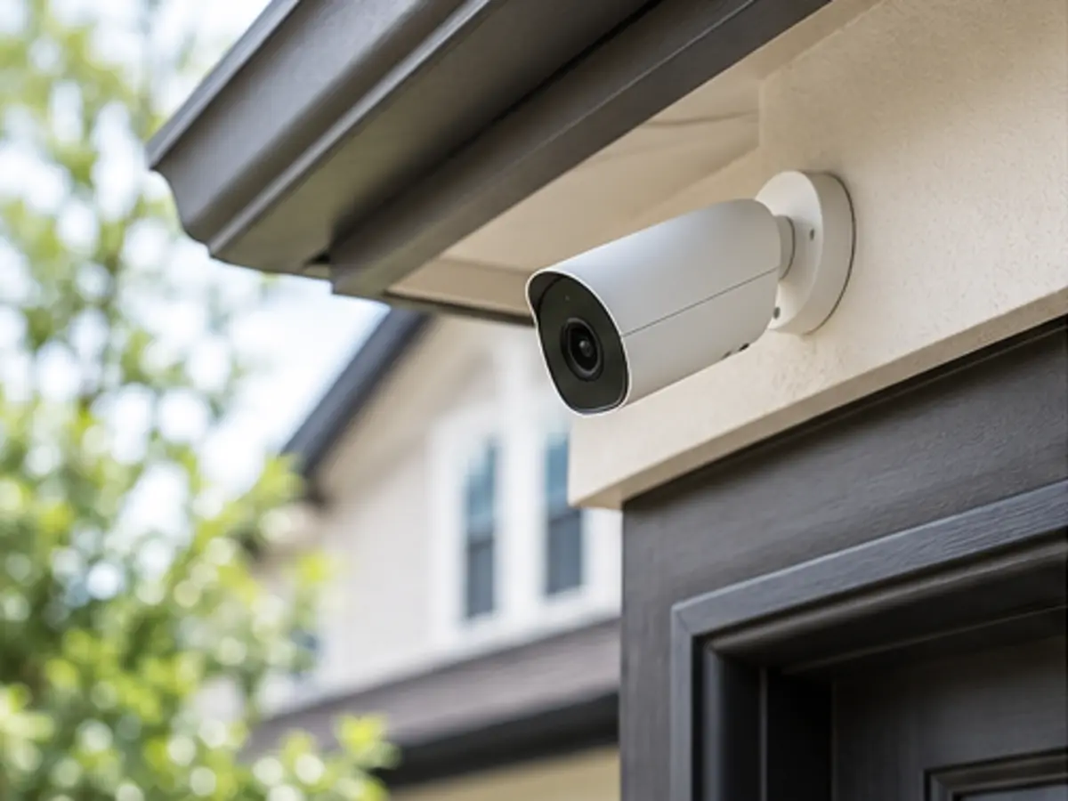 Outdoor residential security camera