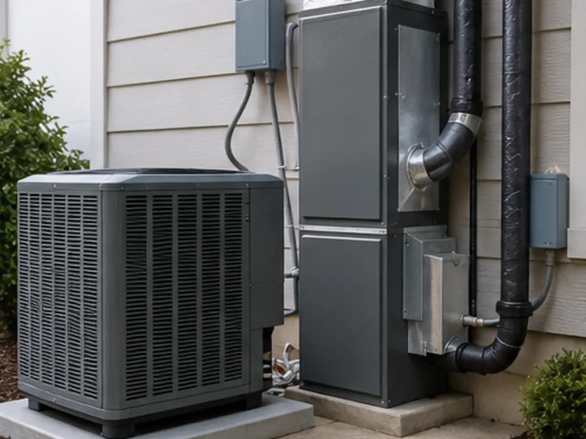 Residential heating and cooling system equipment